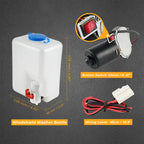 Wiper Kit with Washer Bottle Motor for Polaris RZR 1000 (2014–2023)