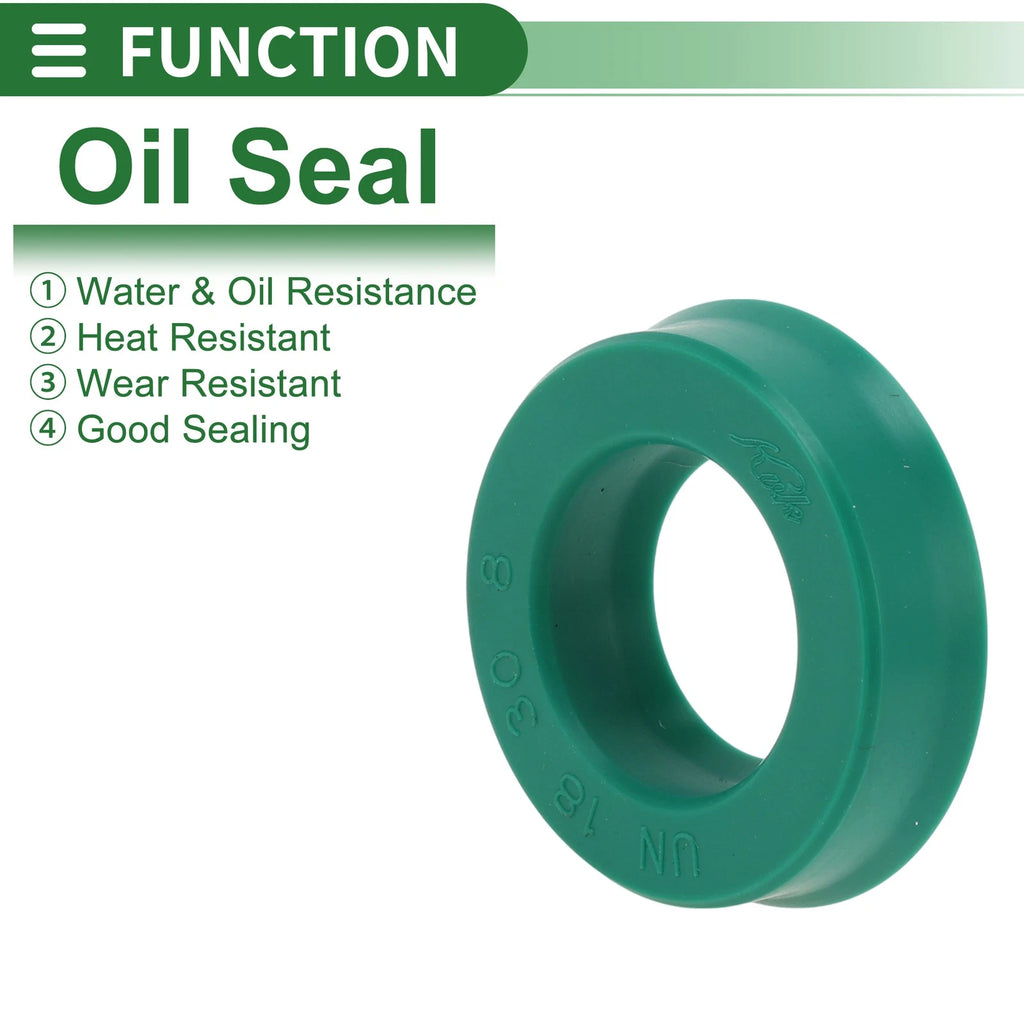 Set of 5 Oil Seal Ring 18x30x8mm for Rotary Shaft (High Pressure)