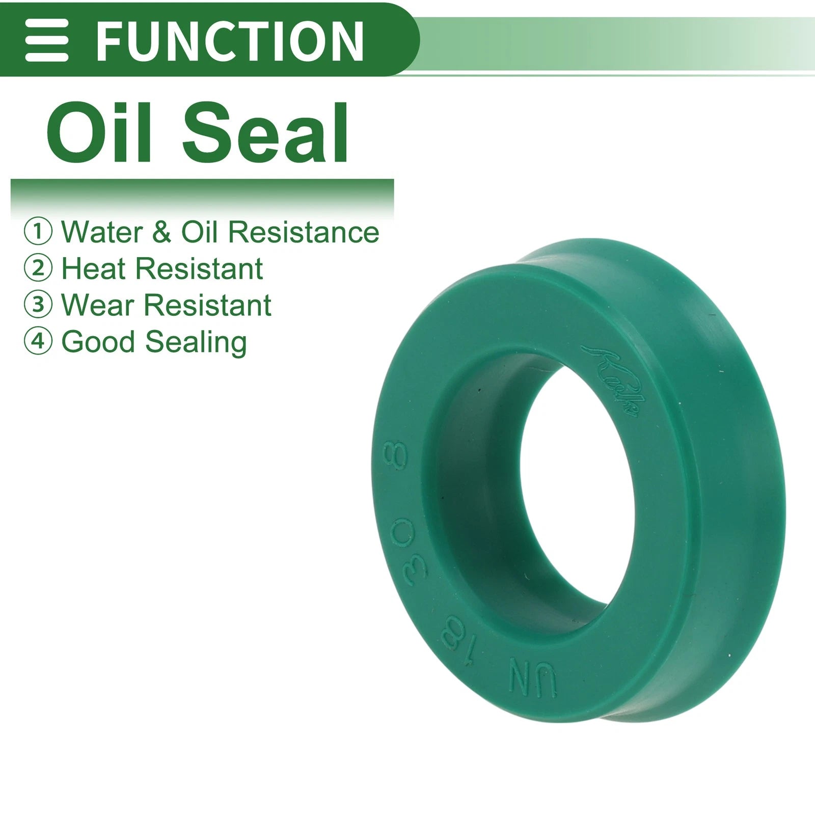 Set of 5 Oil Seal Ring 18x30x8mm for Rotary Shaft (High Pressure)