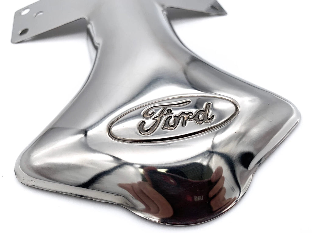 Exhaust Tail Pipe Deflector Shield Set for Ford Custom Oval (1965–1972)