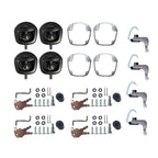 4X Power Operated Whale Tail T Handle Folding Lock for Trailer Canopy (DC 12V)
