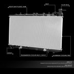 OE Aluminum Radiator for Infiniti G20, Nissan 200SX (1991–1998) DPI 1158