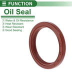 Set of 5 Oil Seal Rotary Shaft Seal FKM Rubber 28x35x4mm