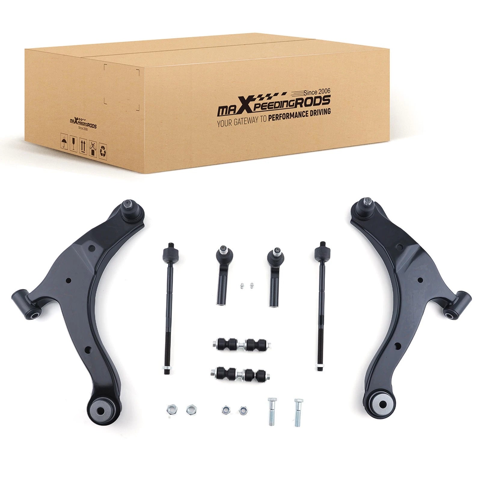 Front Lower Control Arms Tie Rods Sway Bars for Chrysler PT Cruiser Neon (2000–2005)