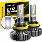 AUXITO LED Light Kit H11 H8 H9 for High Low Beam Fog Bulb (6500K 4000LM)