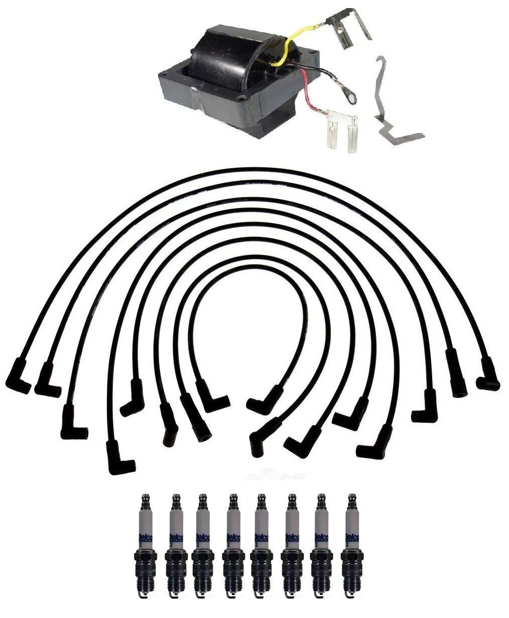 Ignition Wires & Spark Plugs Kit for Chevrolet C10 K30 C1500 V8 5.7L (1986)