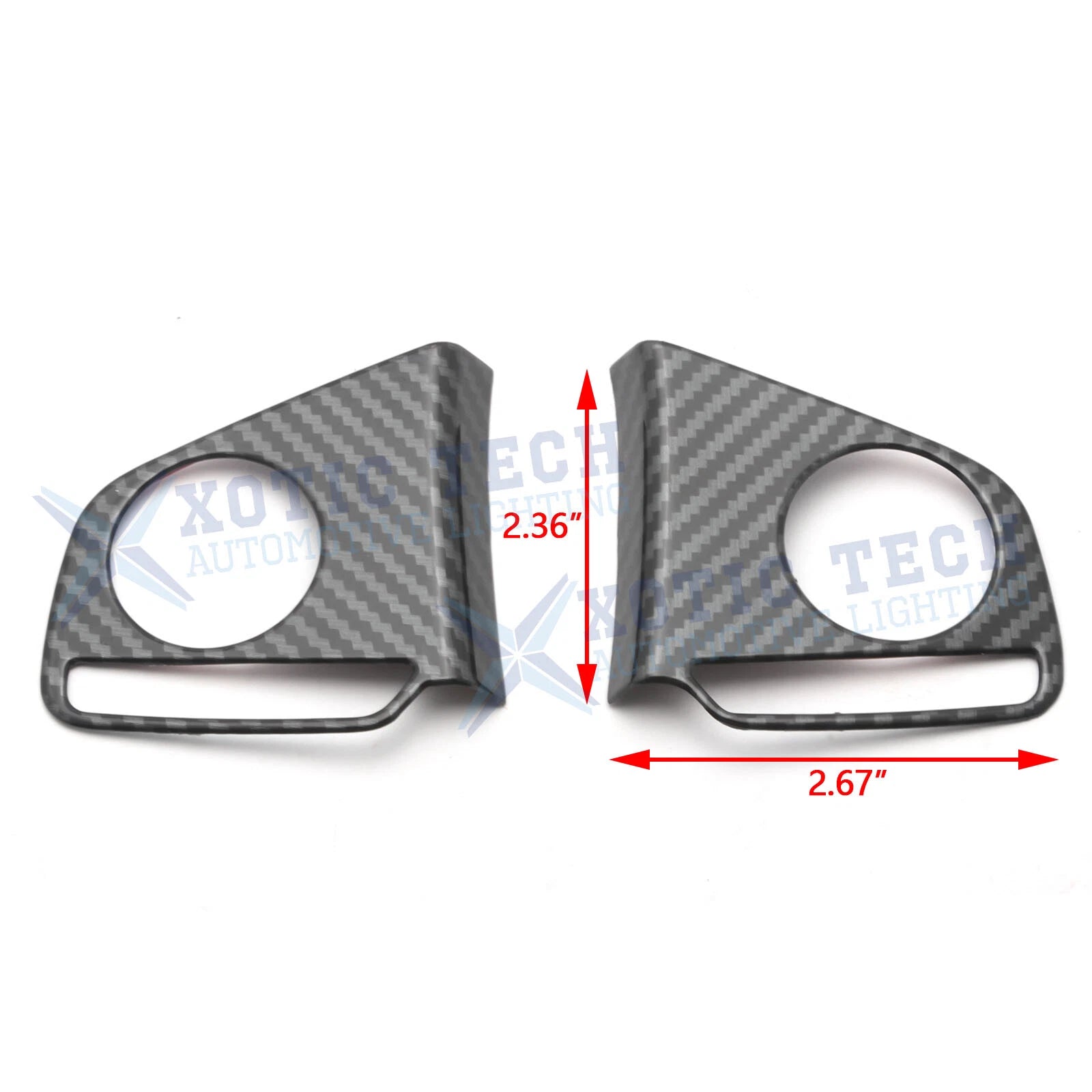Carbon Look Driver Side Button Cover Trim for Honda Civic (2016-2021)