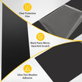6pc Door Trim Kit for BMW 3-Series E90 (2006–2011) Black Piano Pillar Posts
