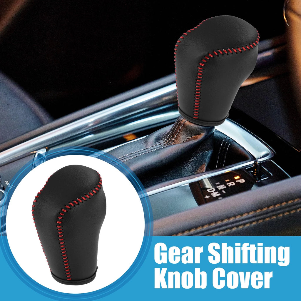 Gear Shifting Knob Cover for Mazda CX-5 (2012–2023) Black Red