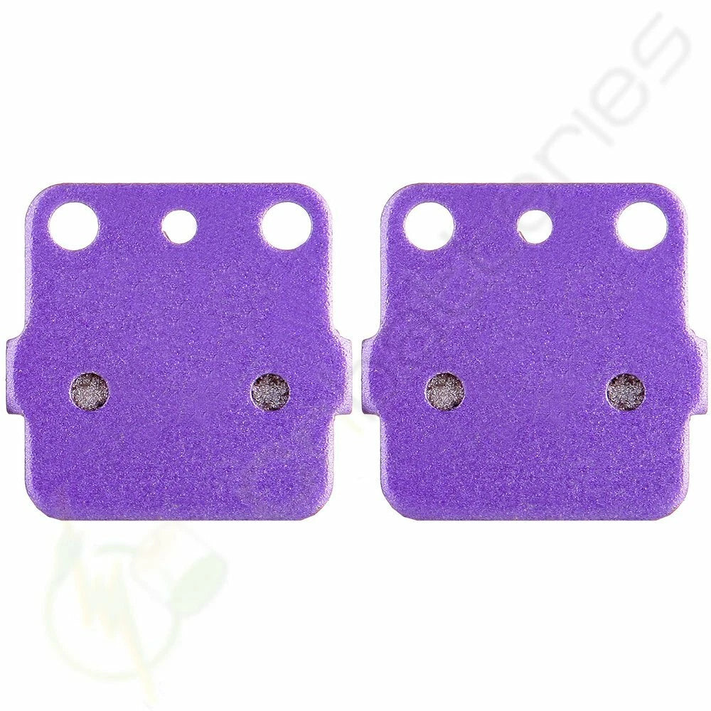 Front and Rear Brake Pads for Arctic Cat DVX 400 (2004–2008) Carbon Fiber