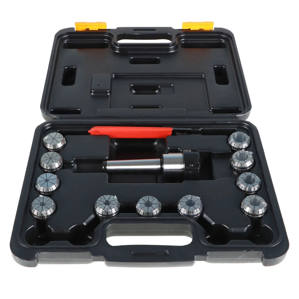 11Pcs ER32 Spring Collet Set for Milling Machine (MT3 Shank)