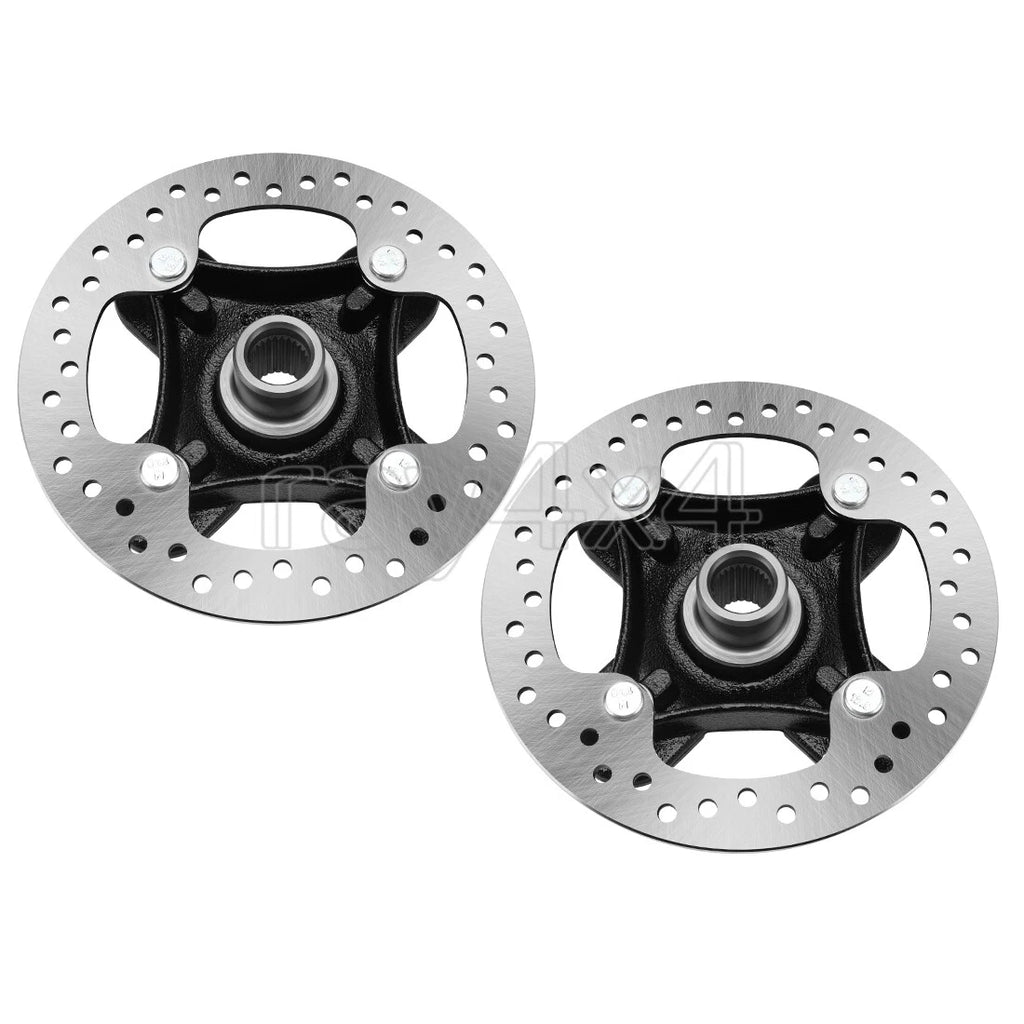 Set of 2 Wheel Hubs & Rotors for Polaris RZR XP 1000, RZR XP 4 1000