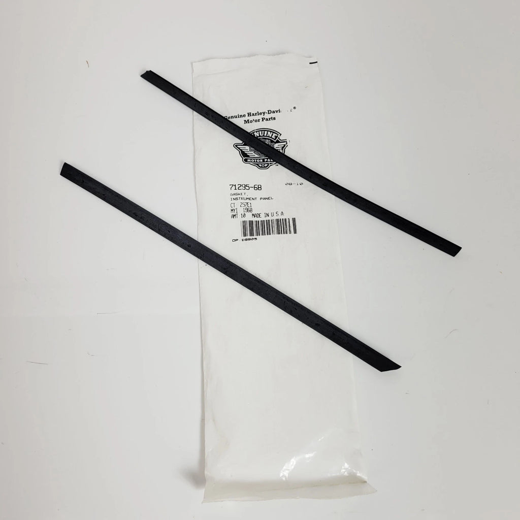 Set of 2 Instrument Panel Gaskets for Harley-Davidson Panhead, Shovelhead (1968–1984)
