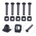 Door Safety Lock Button Base Locking Knob Set for Golf Mk2 Mk3