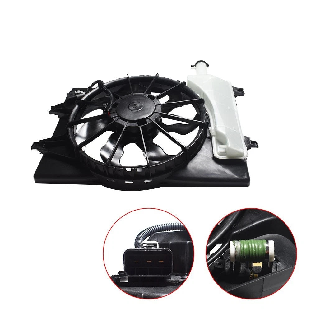 Radiator Condenser Cooling Fan Assembly for Elantra Sedan (2017–2018)