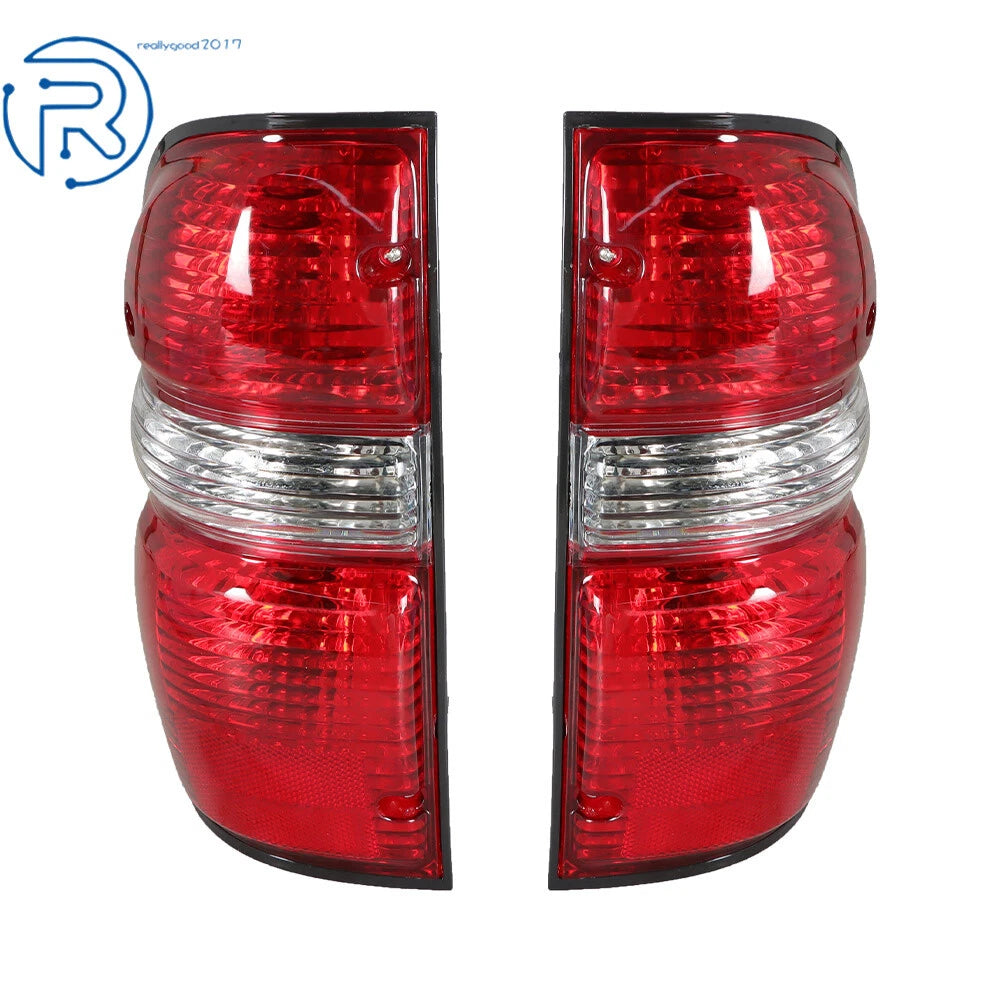 Red Smoked Tail Lights for Toyota Tacoma (2001-2004)