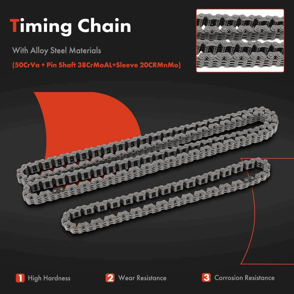 10x Timing Chain Kit for Ford Focus Escape Mercury Mariner (2003–2004)
