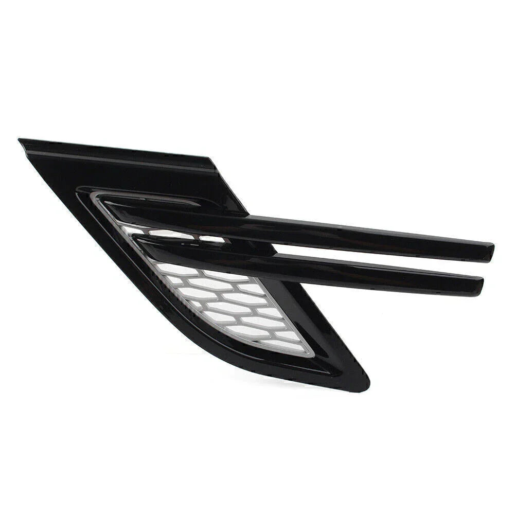 Silver Black Trim Fender Air Vents Grill for Land Rover Range Rover Sport (2006-2013)