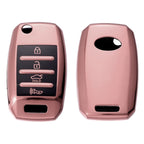 TPU Key Fob Cover Case for Kia Optima (2015–2018) Soul (2013–2018) Pink
