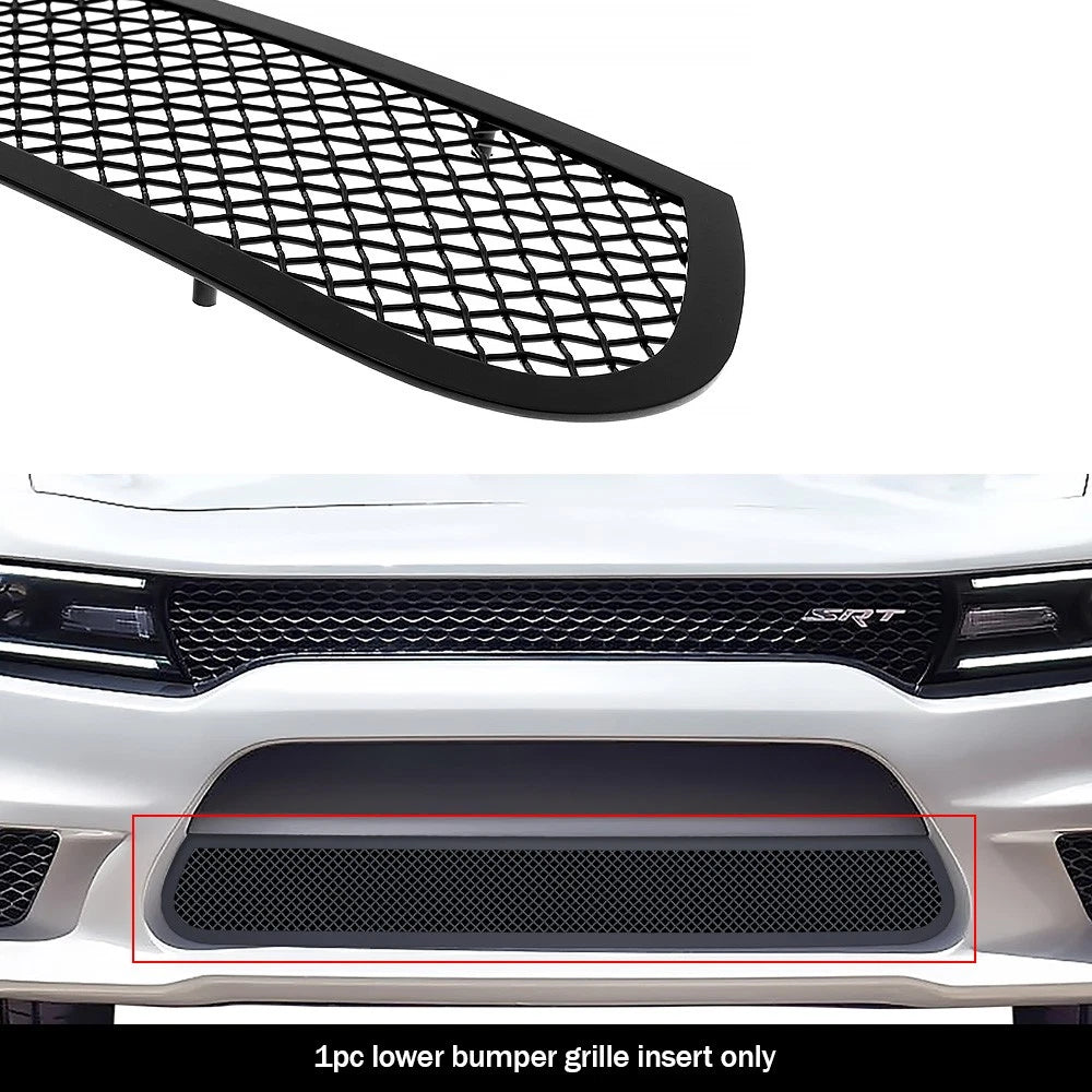 Stainless Black Mesh Grille for Dodge Charger (2015-2018)