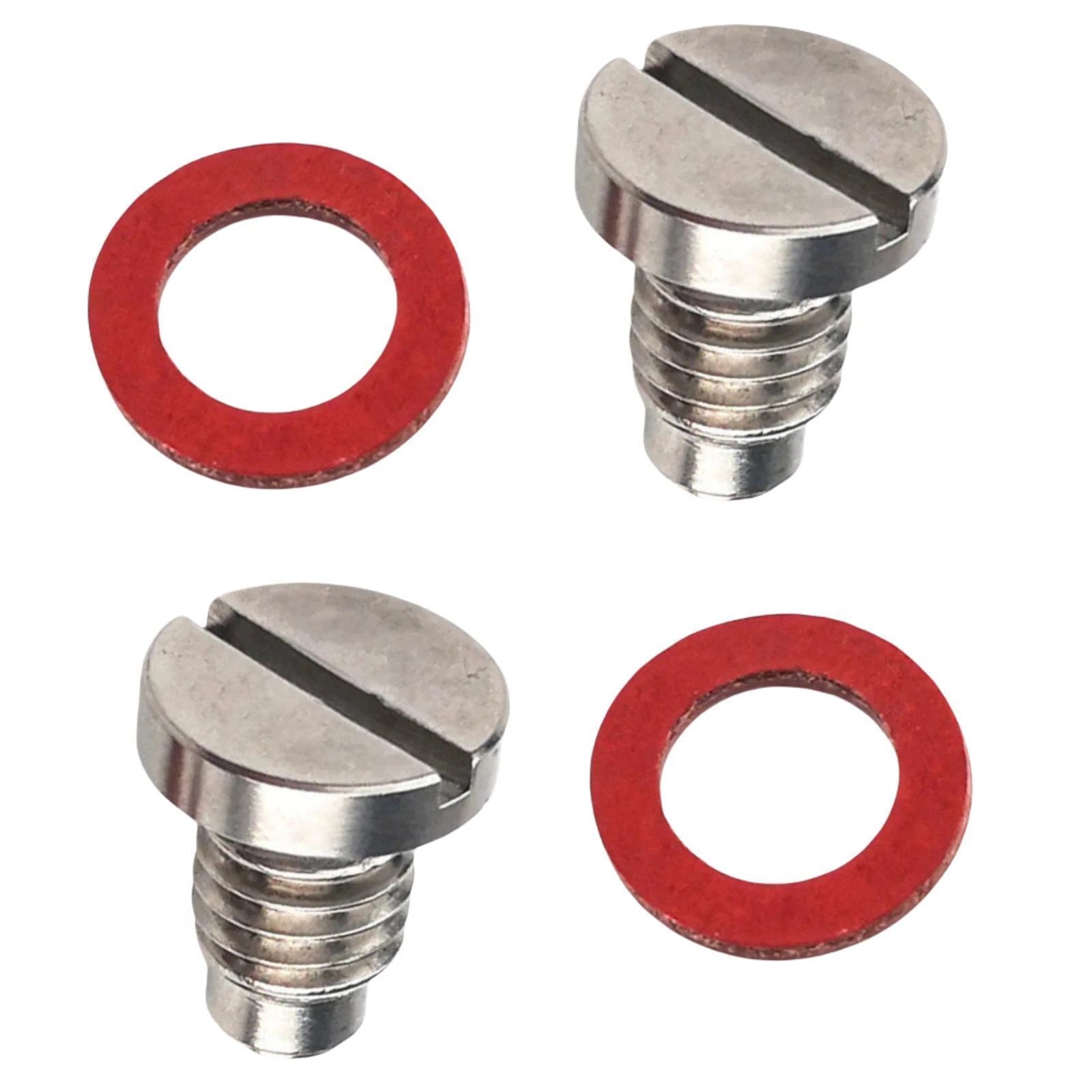 2pcs Drain Fill Plug Screw & Gasket for Yamaha Outboard (18-2374, 688-45341-10-00)