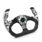 Universal U Shape Flat Drift Racing Steering Wheel with Horn Button