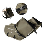 Side Tail Bag Saddlebag for Scooter Motorcycle (86L, Green)