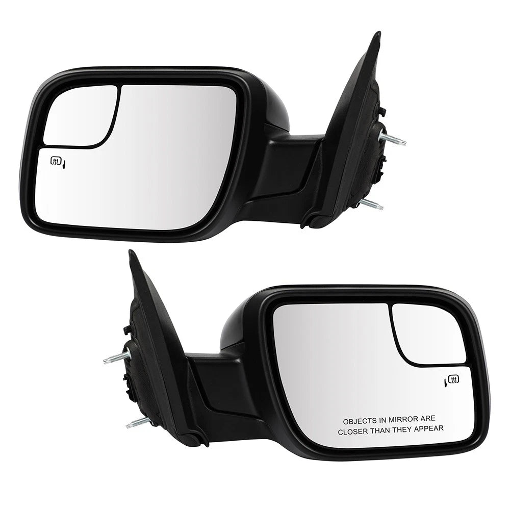Pair Side Mirrors for Ford Explorer (2011–2015) Heated, Puddle, Signal Light, 7 PIN