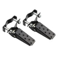 Pedals for Diverse Motorcycle Metal Passenger Black Silver