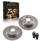 Rear Brake Rotors Set for Acura RDX (2007–2018) Honda CR-V (2005–2016)