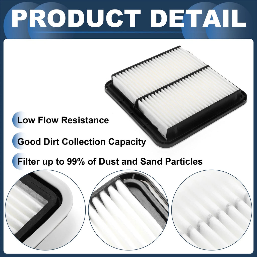 Set of 2 Engine Air Filters No.16546AA090 for Subaru Outback 2.5L (2005–2009)