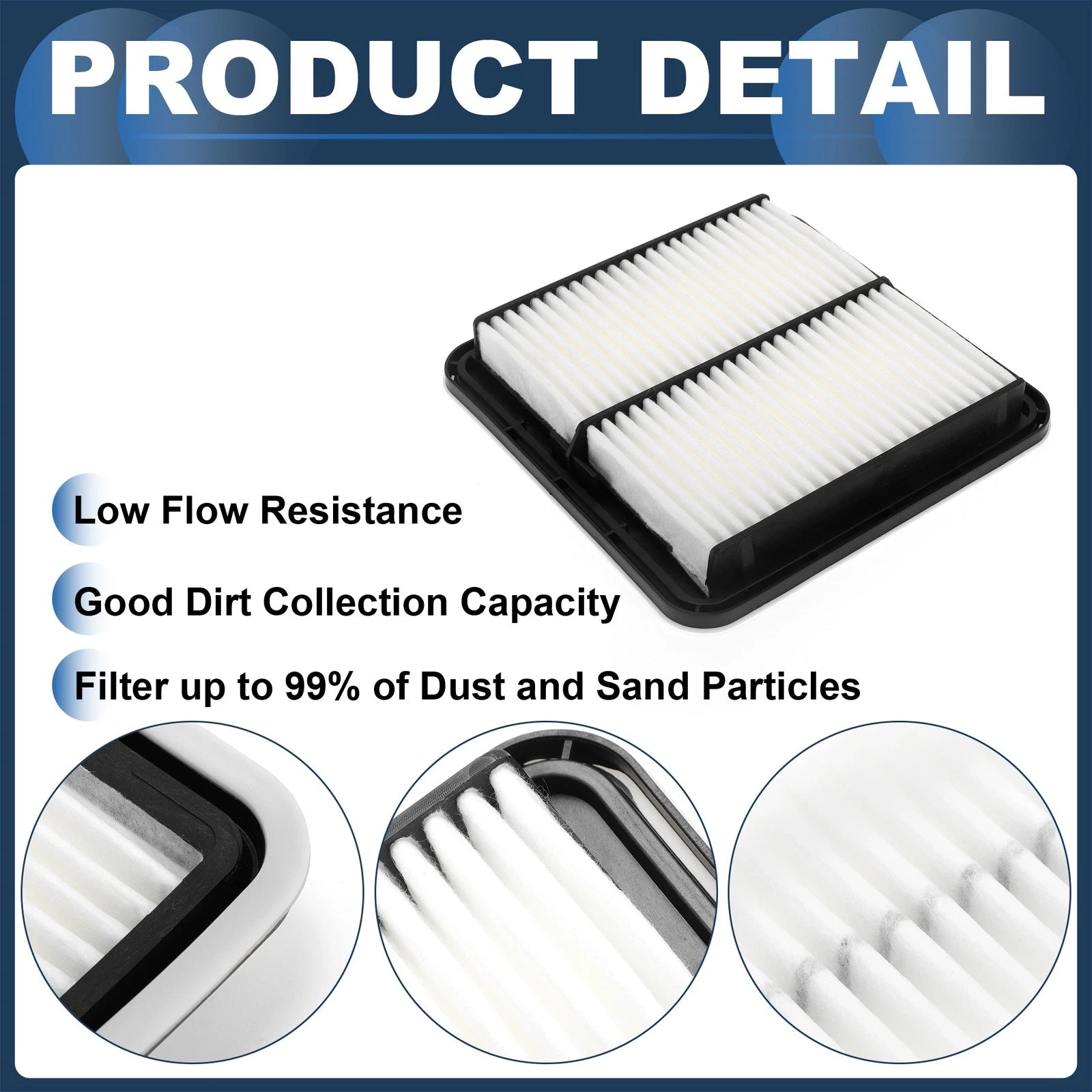 Set of 2 Engine Air Filters No.16546AA090 for Subaru Outback 2.5L (2005–2009)