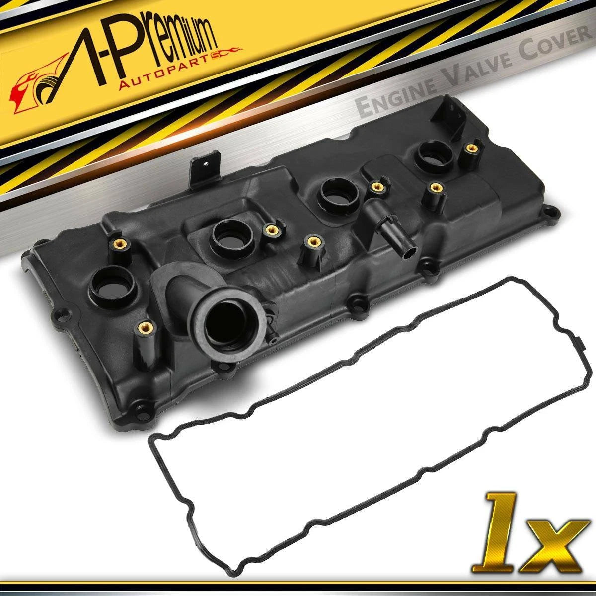 Front Right Engine Valve Cover with Gasket for Nissan Armada Titan Pathfinder (2006–2017)