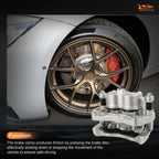 Front Left Brake Caliper w/Bracket for Infiniti QX60 (2014–2020) & Nissan Murano (2015–2022)