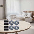 Set of 4 Washable Mop Cloths for Home Cleaning - Dense Microfiber Fabric