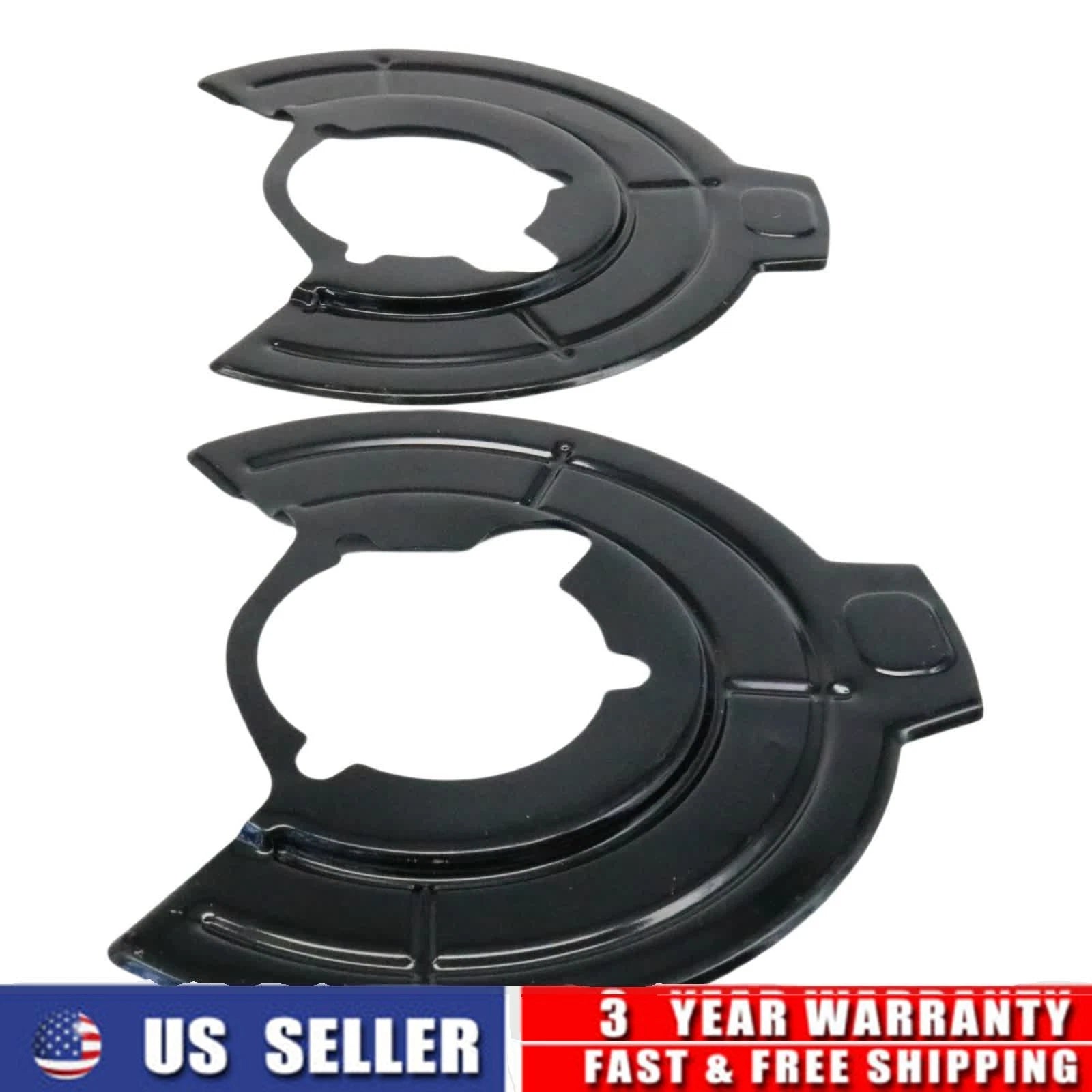 Front Disc Brake Splash Shields for Jeep Wrangler JK (2007–2018) 68043286AB 68043287AB