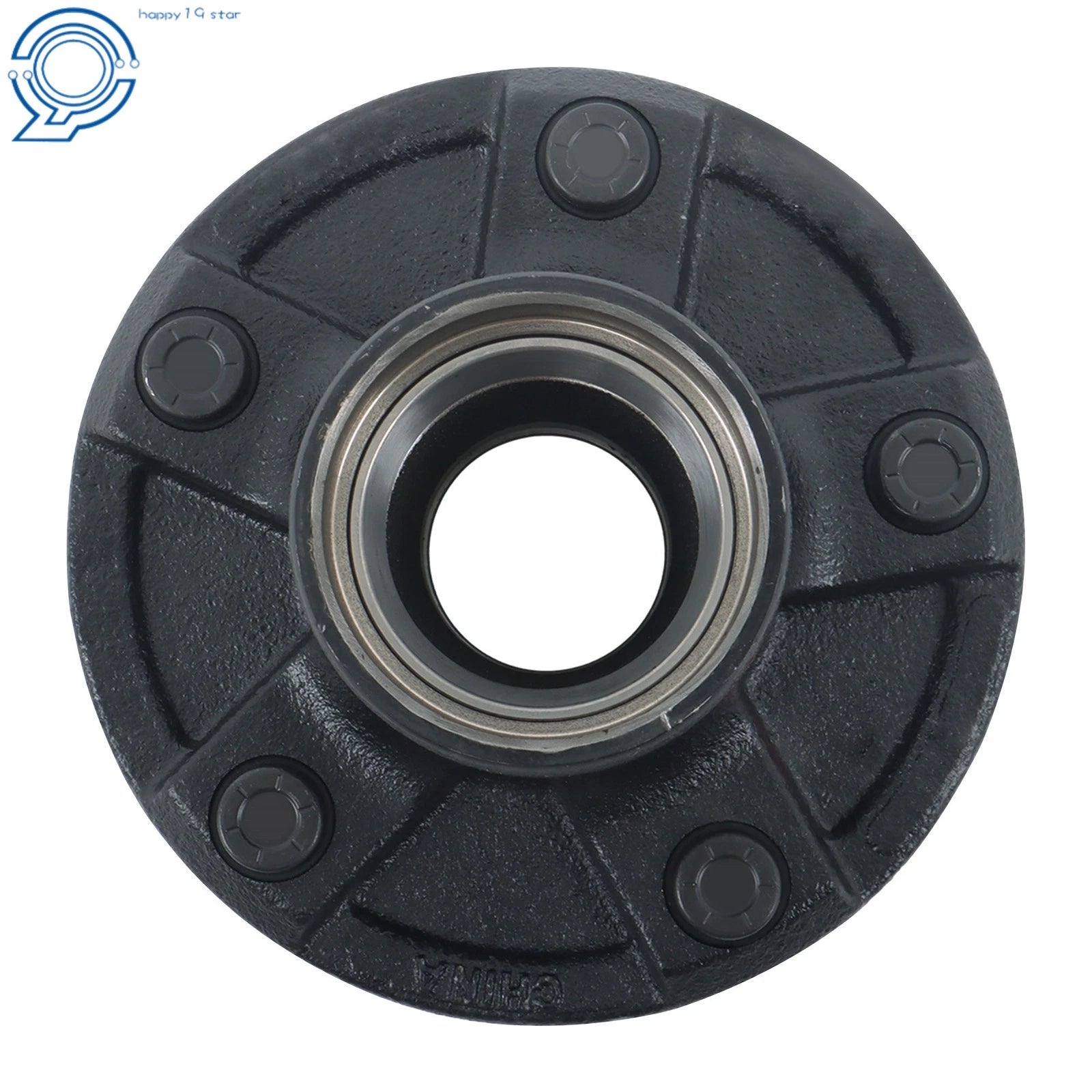 Pair of 5-Bolt on 5 Inch Hubs for Tapered Spindles