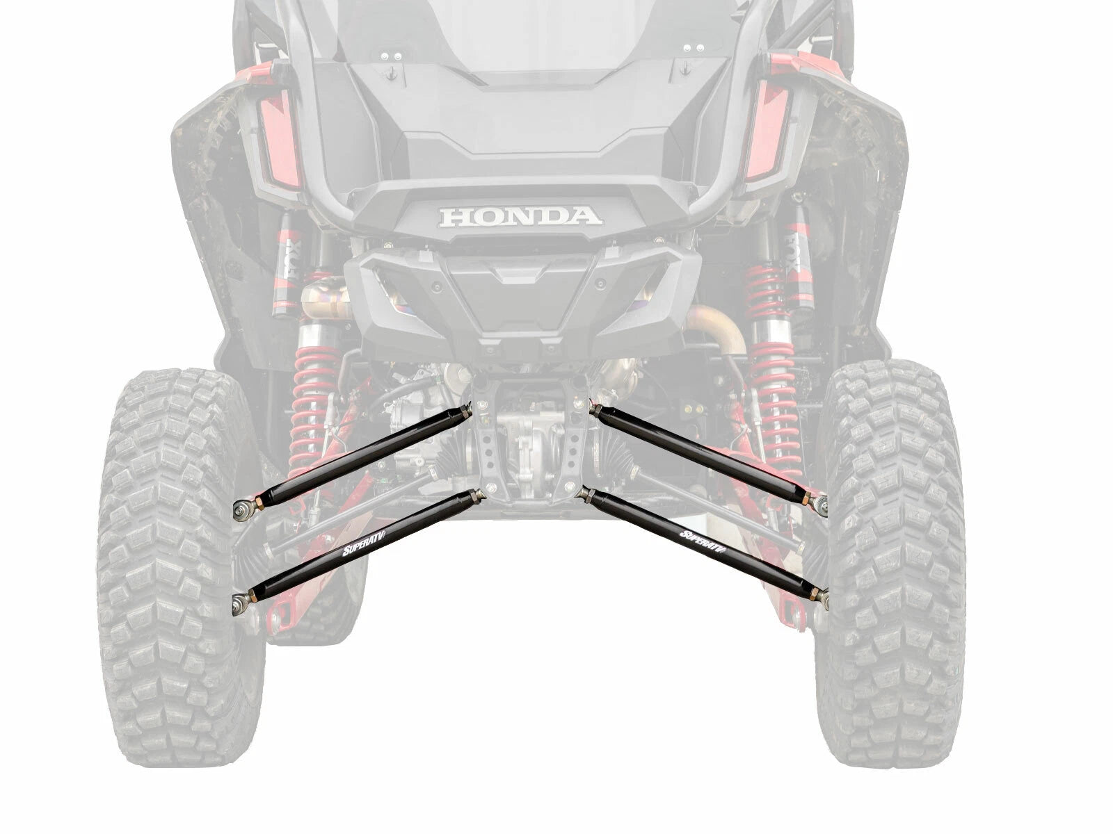 SuperATV Heavy Duty Radius Arms for Honda Talon 1000R (2019–2023) - Black