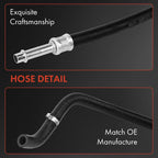 2X Power Steering Pressure & Return Line Hose for BMW 540i (1997-2003)
