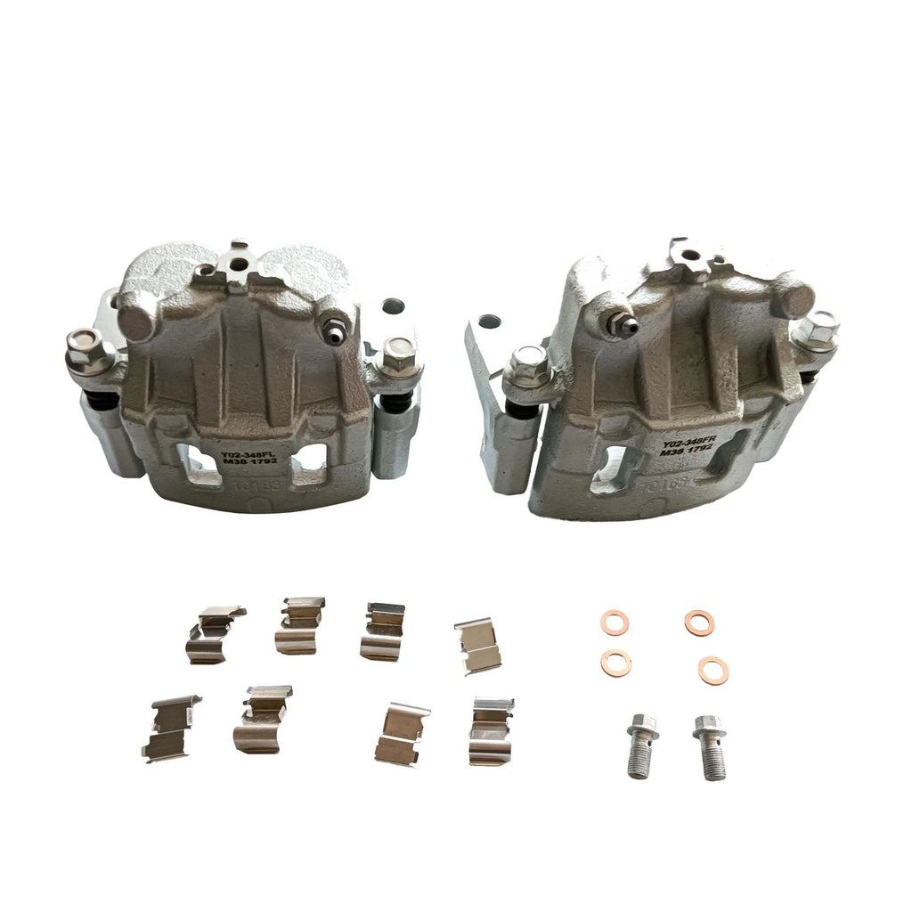 Pair Front Brake Calipers with Bracket for Lincoln MKX (2007–2010) Ford Edge 3.5L