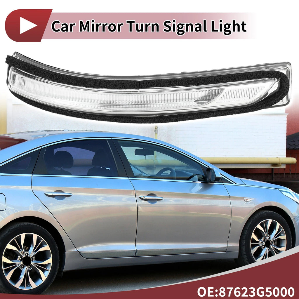 Right Mirror Turn Signal Light for KIA Niro (2017–2020) No. 87623G5000 Black Clear