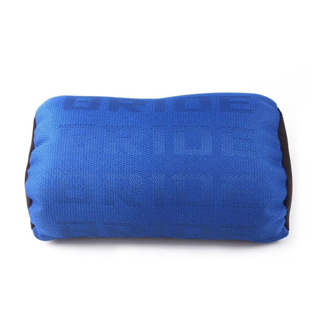 Set of 2 JDM Neck Headrest Pillows with Car Seat Belt Covers