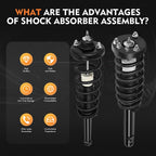 Set of 4 Struts & Shocks for Acura TSX (2004–2008)