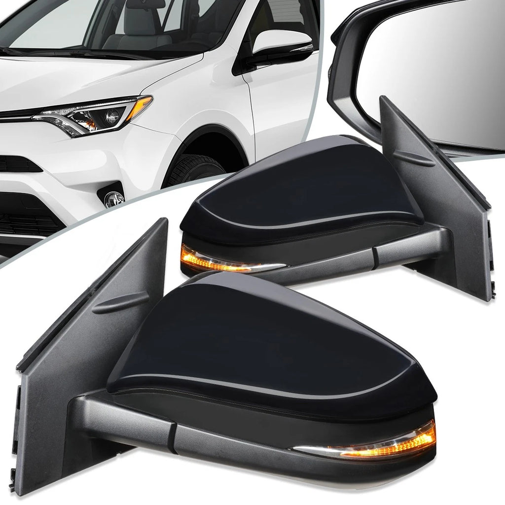 Pair Power Heated Signal Door Mirror for Toyota RAV4 (2013–2015) TO1320310 TO1321310