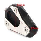 Kickstand Side Stand Enlarger Plate for Kawasaki ER-6F/ER-6N (2013–2017) Gray