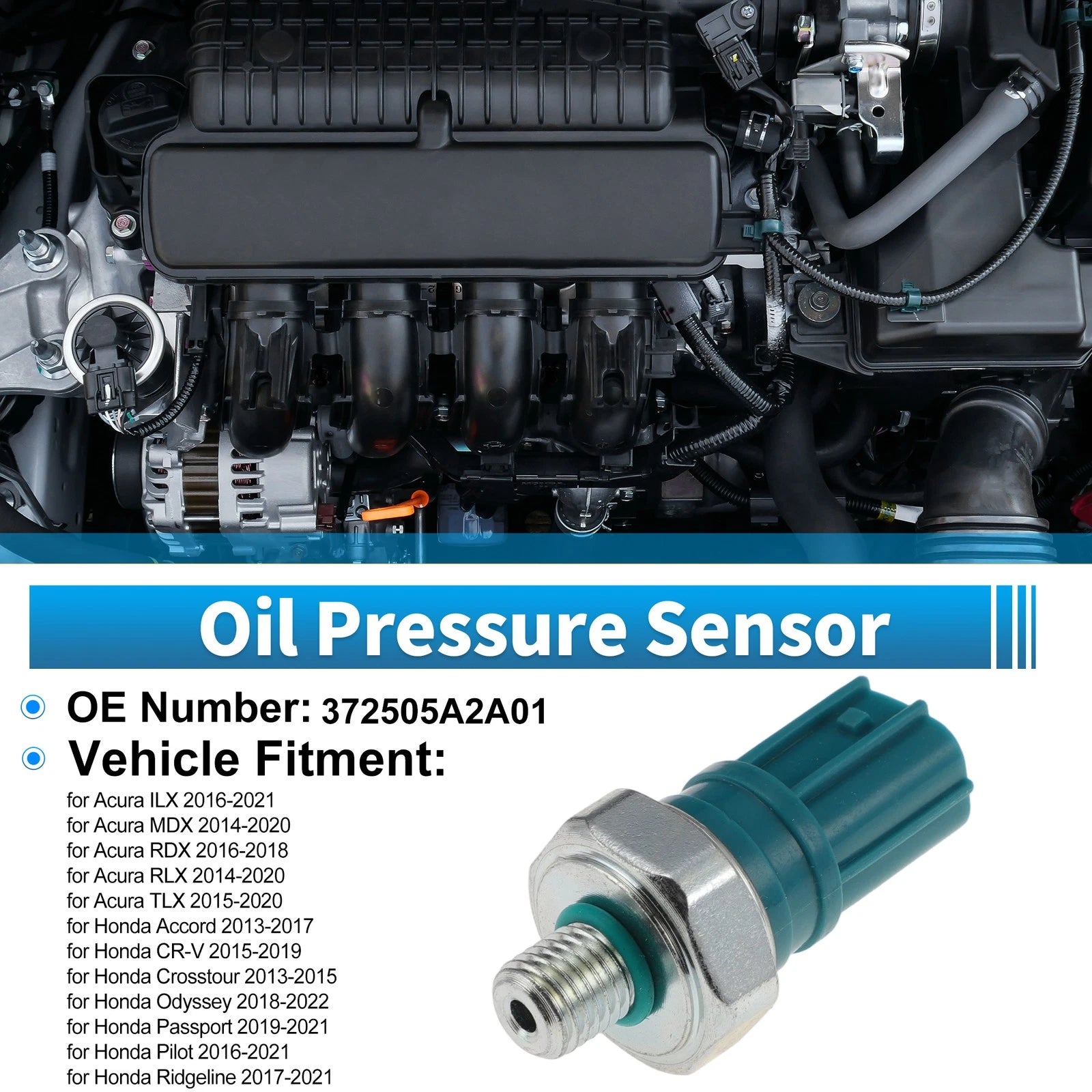 1 pcs Engine Oil Pressure Sensor No.372505A2A01 for Acura ILX (2016–2021)