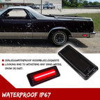 Rear Bumper Side Marker Reflector Lamps for El Camino, Caballero, Malibu (1978–1987)