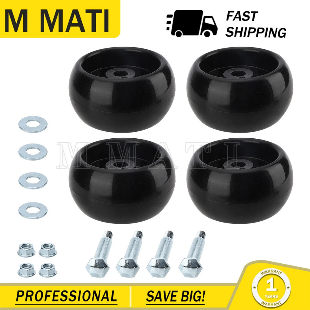 Set of 4 Deck Wheels for Snapper Pro Ferris Simplicity (1500) 1714760 210-043 12060