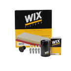 Wix Engine Air Oil Filters & Bosch 4 Nickel Spark Plugs for Audi 4000 (1980–1987)