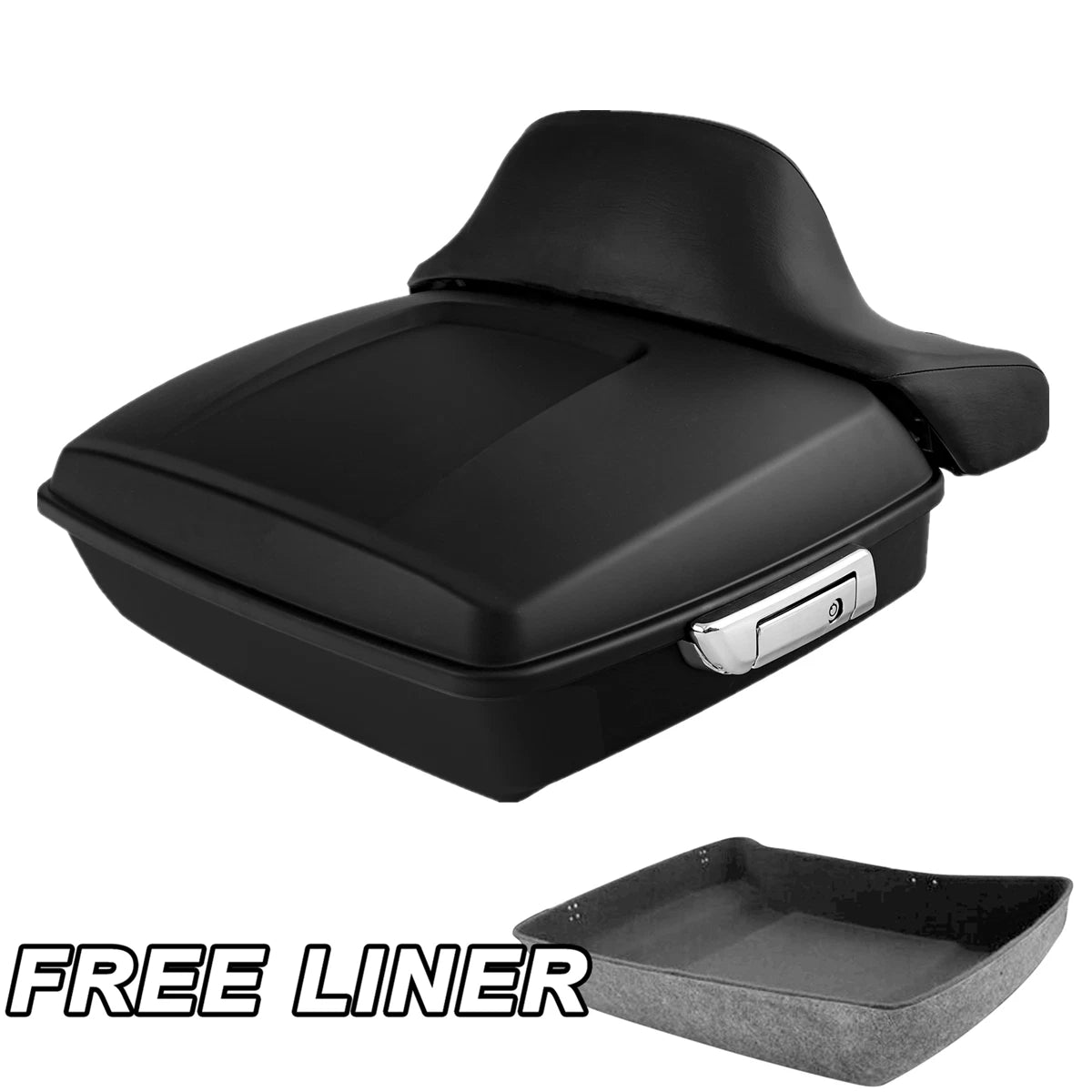 Chopped Trunk Backrest Pad for Harley Touring Street Glide (2014–2025)